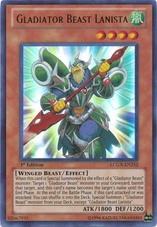 Gladiator Beast Lanista [LCGX-EN252] Ultra Rare - Duel Kingdom