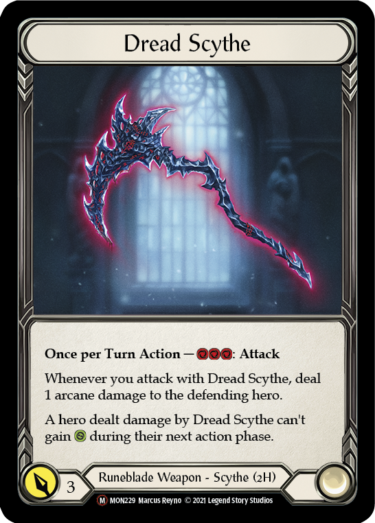 Dread Scythe (Rainbow Foil) [U-MON229-RF] Unlimited Rainbow Foil - Duel Kingdom