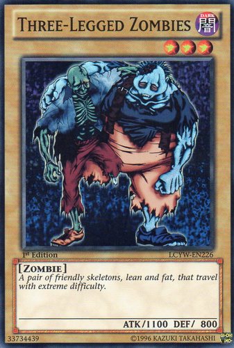 Three-Legged Zombies [LCYW-EN226] Super Rare - Duel Kingdom