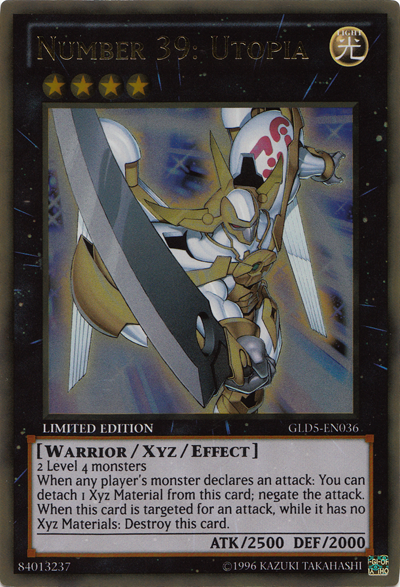 Number 39: Utopia [GLD5-EN036] Gold Rare - Duel Kingdom