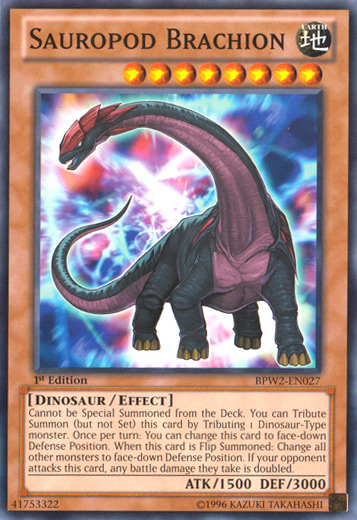 Sauropod Brachion [BPW2-EN027] Common - Duel Kingdom