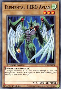 Elemental HERO Avian [SGX1-ENA01] Common - Duel Kingdom