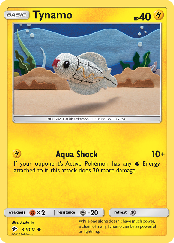 Tynamo (44/147) [Sun & Moon: Burning Shadows] - Duel Kingdom