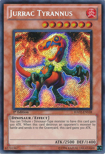 Jurrac Tyrannus [HA02-EN038] Secret Rare - Duel Kingdom