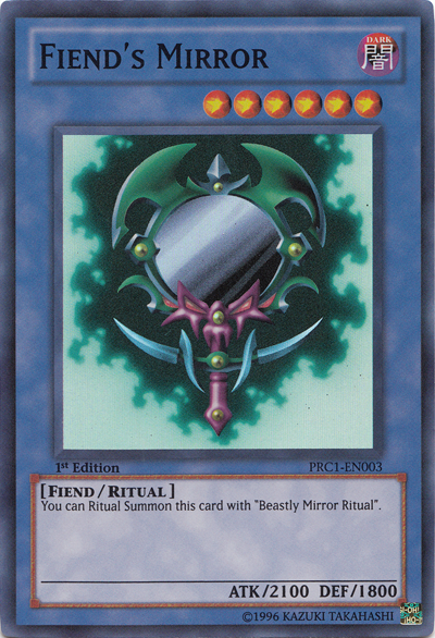 Fiend's Mirror [PRC1-EN003] Super Rare - Duel Kingdom