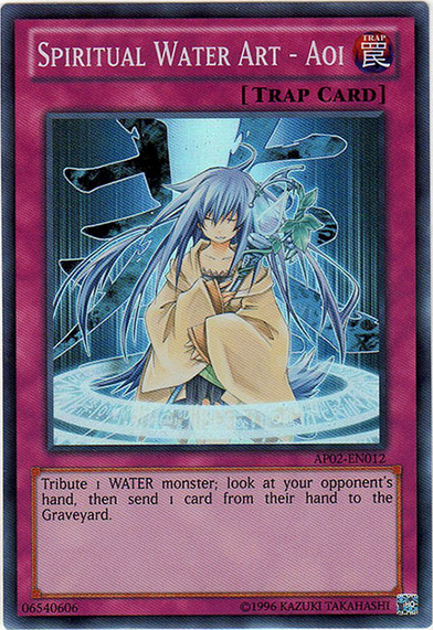 Spiritual Water Art - Aoi [AP02-EN012] Super Rare - Duel Kingdom