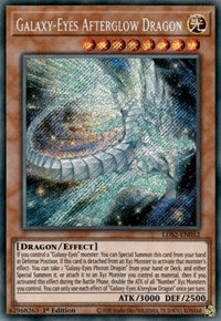 Galaxy-Eyes Afterglow Dragon [LDS2-EN052] Secret Rare - Duel Kingdom