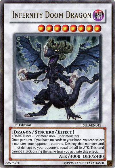 Infernity Doom Dragon [TSHD-EN042] Ultra Rare - Duel Kingdom