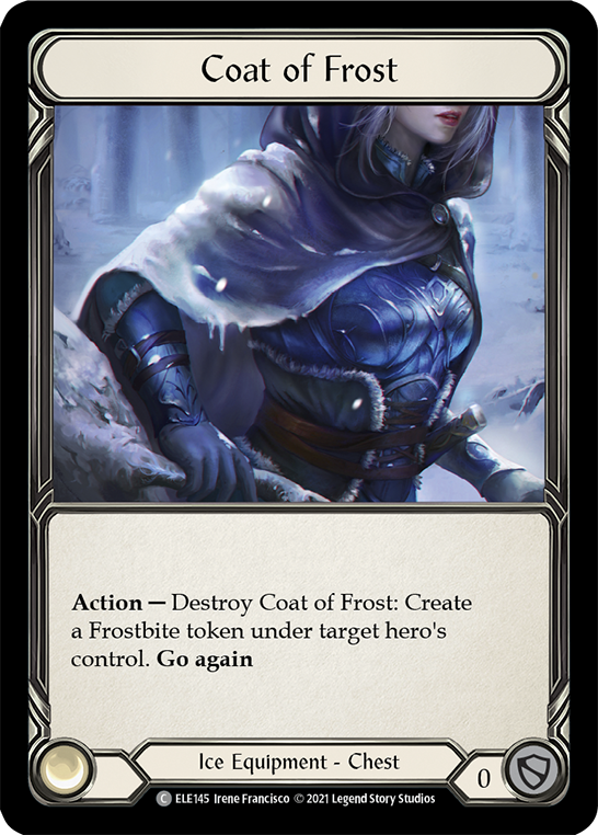 Coat of Frost [ELE145] 1st Edition Cold Foil - Duel Kingdom
