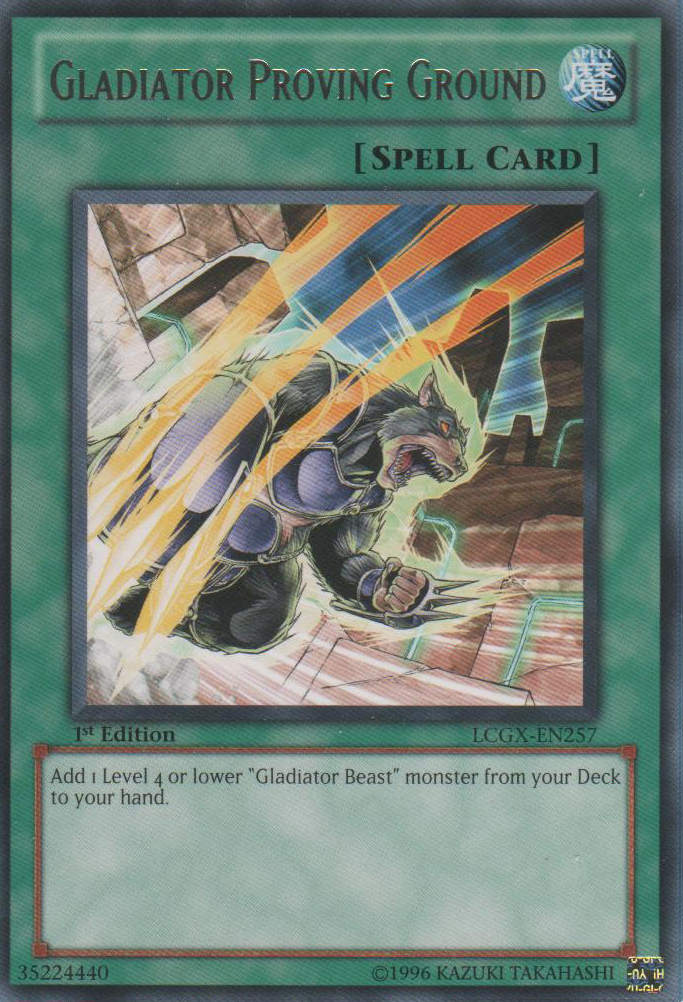 Gladiator Proving Ground [LCGX-EN257] Rare - Duel Kingdom