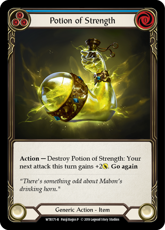 Potion of Strength [WTR171-R] Alpha Print Normal - Duel Kingdom