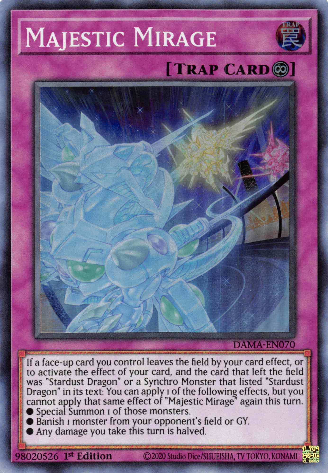 Majestic Mirage [DAMA-EN070] Super Rare - Duel Kingdom