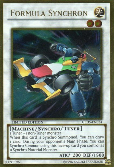 Formula Synchron [GLD5-EN034] Gold Rare - Duel Kingdom