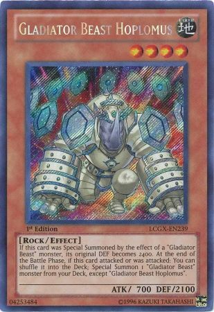 Gladiator Beast Hoplomus [LCGX-EN239] Secret Rare - Duel Kingdom
