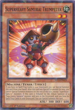 Superheavy Samurai Trumpeter [SP15-EN028] Shatterfoil Rare - Duel Kingdom