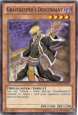 Gravekeeper's Descendant [BATT-EN010] Starfoil Rare - Duel Kingdom