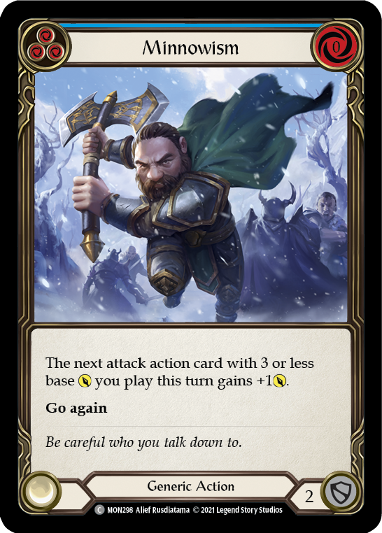 Minnowism (Blue) [MON298] 1st Edition Normal - Duel Kingdom