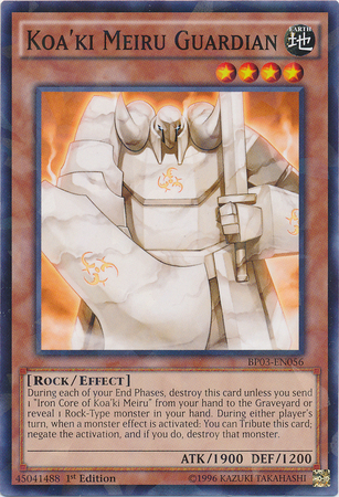 Koa'ki Meiru Guardian [BP03-EN056] Shatterfoil Rare - Duel Kingdom