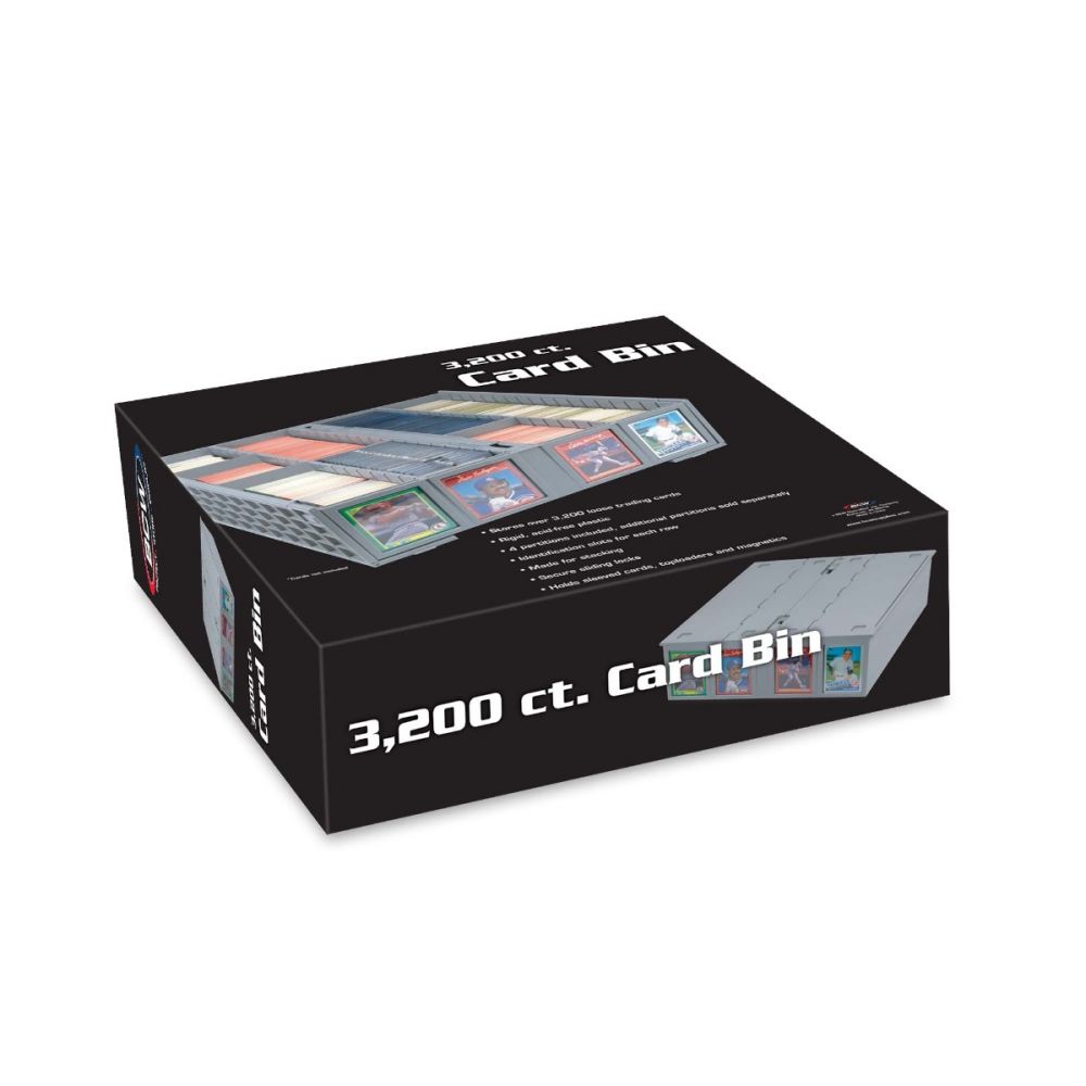BCW Collectible Card Bin - Gray (3,200 ct.) - Duel Kingdom