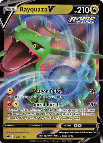 Rayquaza V (100/159) [Sword & Shield: Crown Zenith]