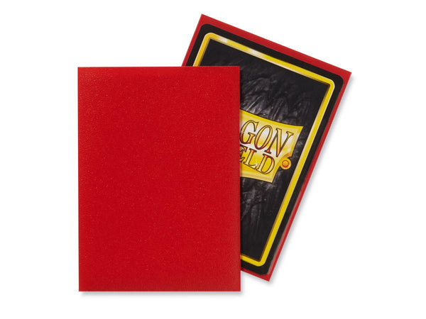 100ct Crimson Dragon Shield Matte Sleeves - Duel Kingdom