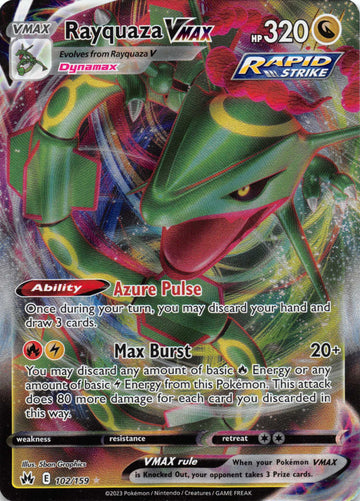 Rayquaza VMAX (102/159) (102/159) [Sword & Shield: Crown Zenith]