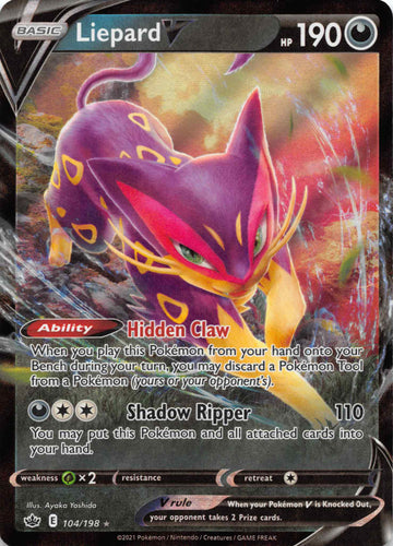 Liepard V  (104/198) [Sword & Shield: Chilling Reign]