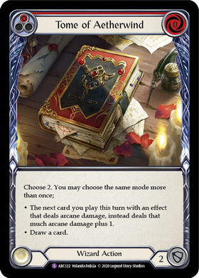 Tome of Aetherwind [ARC122] Unlimited Rainbow Foil - Duel Kingdom