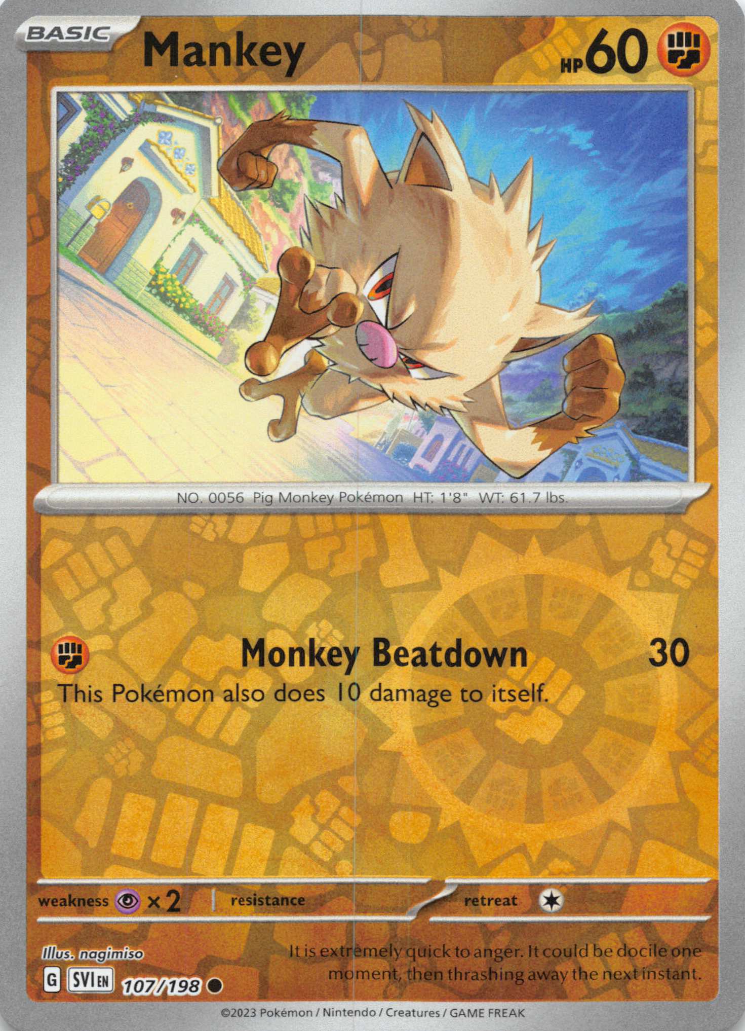 Mankey (107/198) [Scarlet & Violet: Base Set]