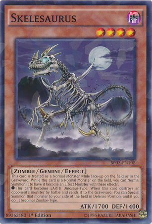 Skelesaurus [BP03-EN108] Shatterfoil Rare - Duel Kingdom