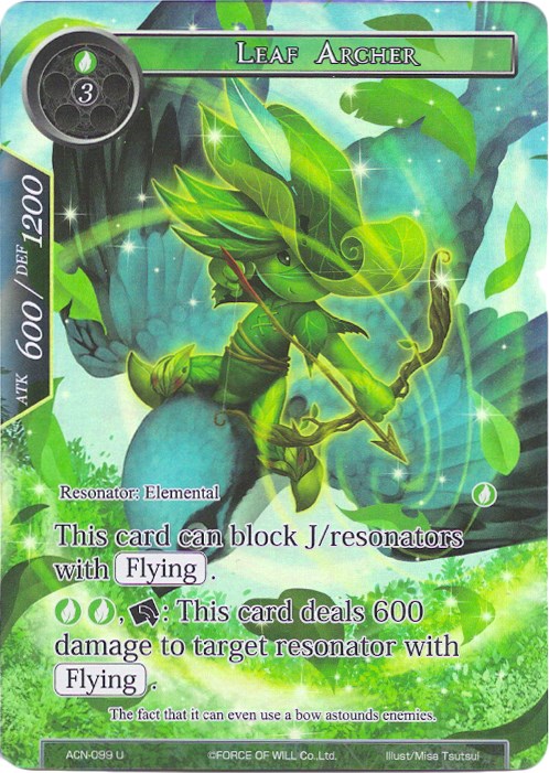 Leaf Archer (Full Art) (ACN-099) [Ancient Nights]