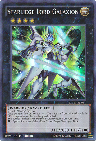 Starliege Lord Galaxion [MP14-EN097] Super Rare - Duel Kingdom