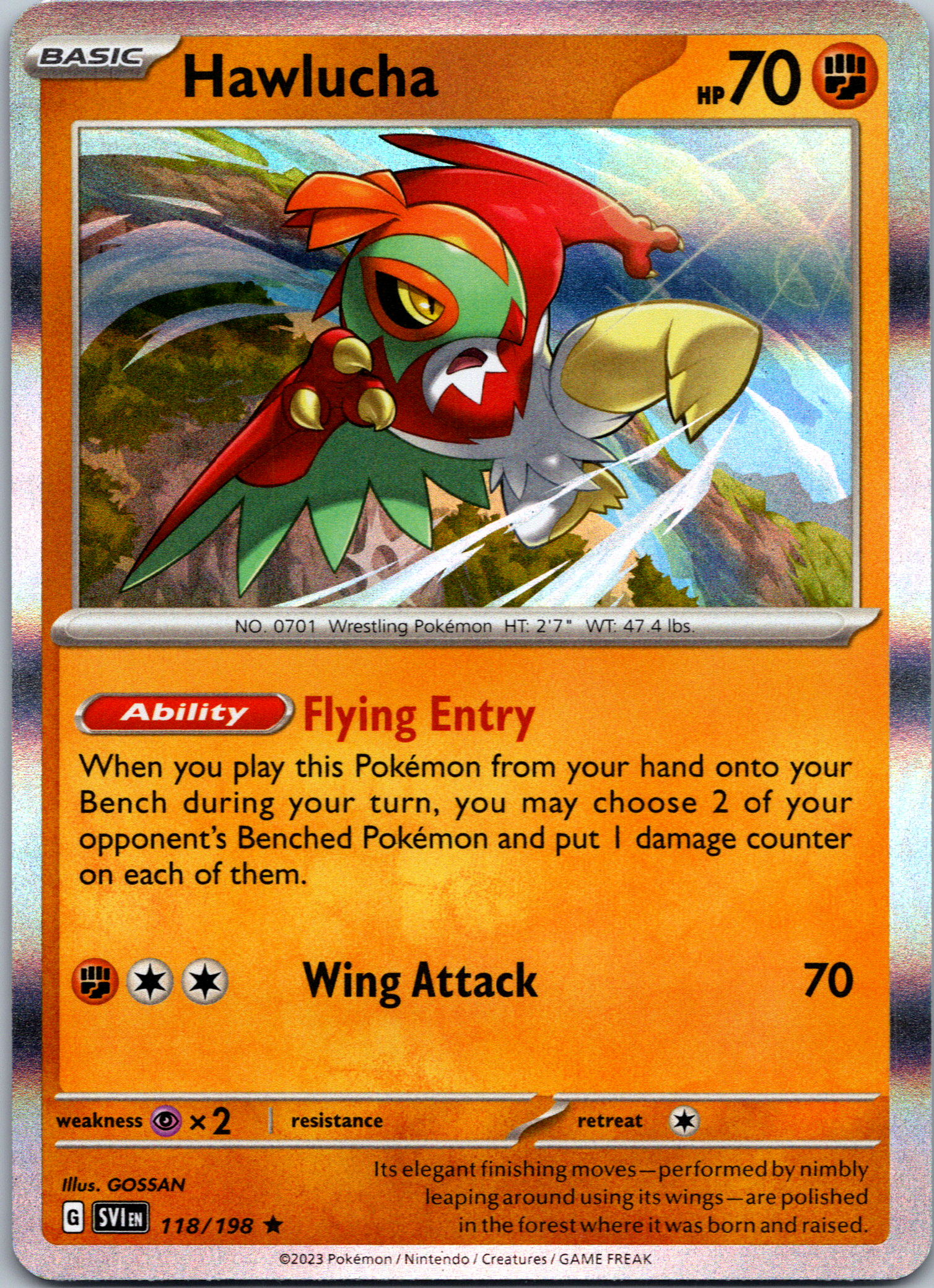 Hawlucha (118/198) [Scarlet & Violet: Base Set]