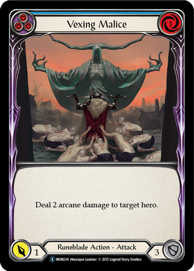 Vexing Malice (Blue) [U-MON234] Unlimited Normal - Duel Kingdom