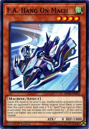 F.A. Hang On Mach [MP18-EN092] Common - Duel Kingdom