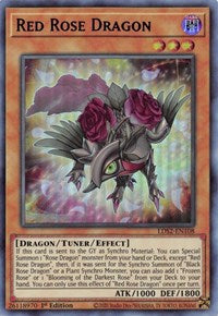 Red Rose Dragon (Blue) [LDS2-EN108] Ultra Rare - Duel Kingdom