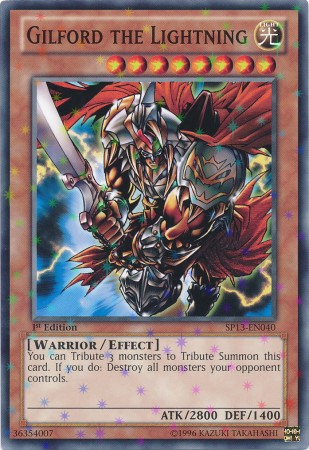 Gilford the Lightning [SP13-EN040] Starfoil Rare - Duel Kingdom