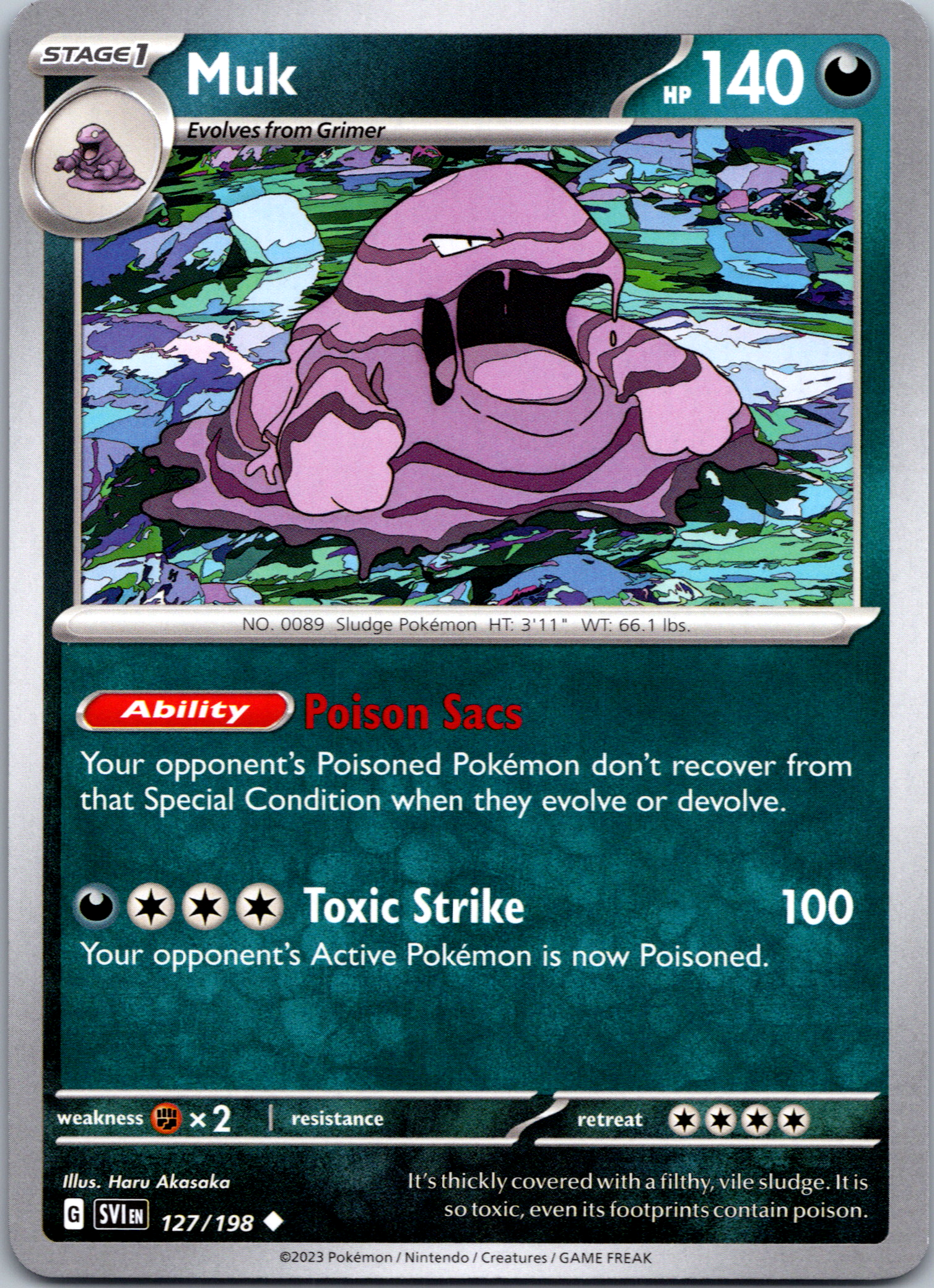 Muk (127/198) [Scarlet & Violet: Base Set]