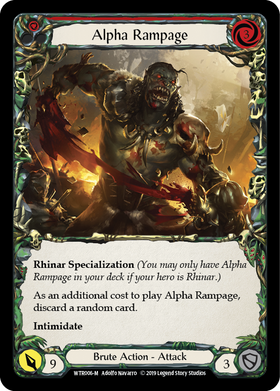 Alpha Rampage [WTR006-M] Alpha Print Normal - Duel Kingdom