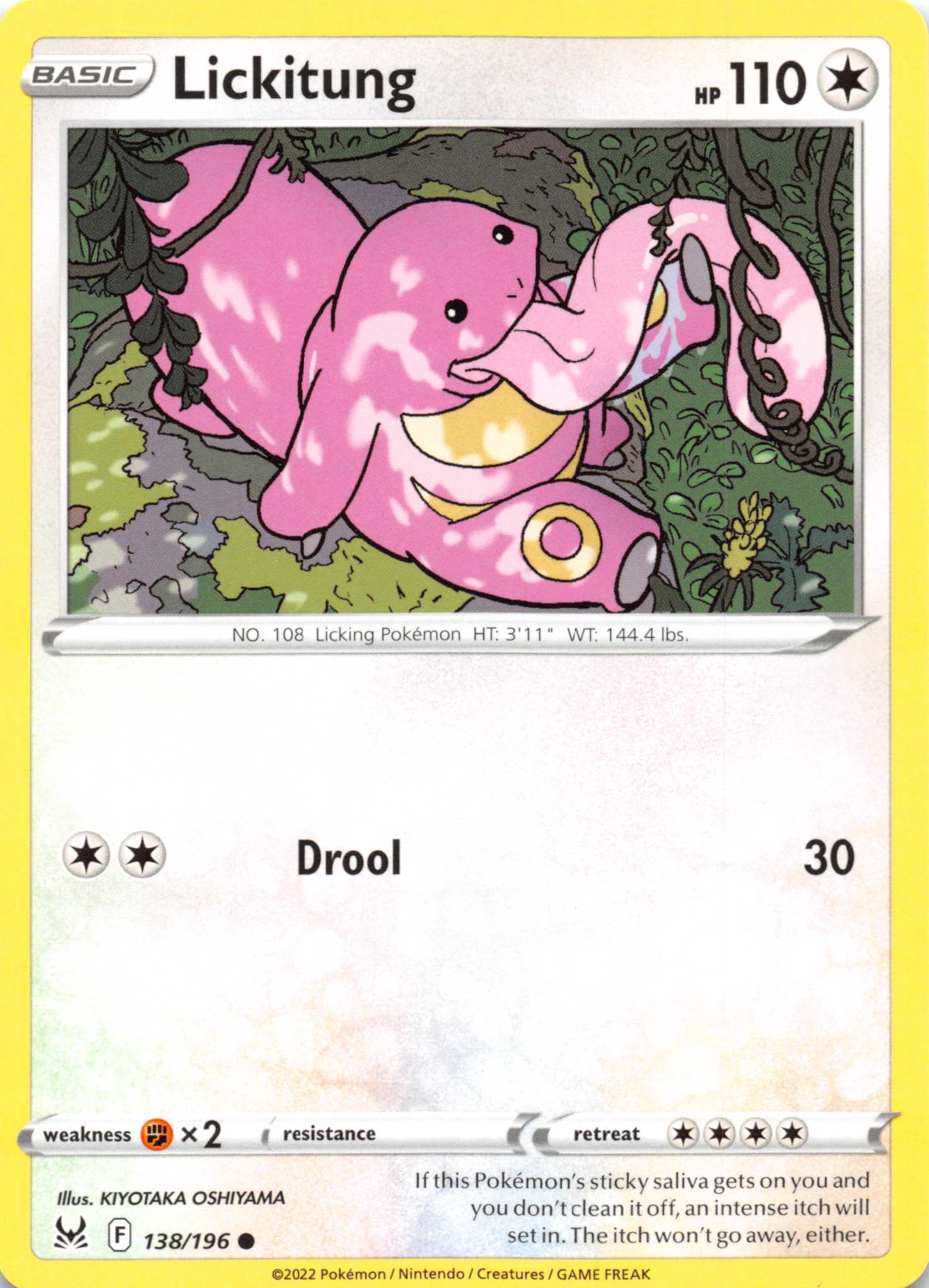 Lickitung (138/196) [Sword & Shield: Lost Origin]