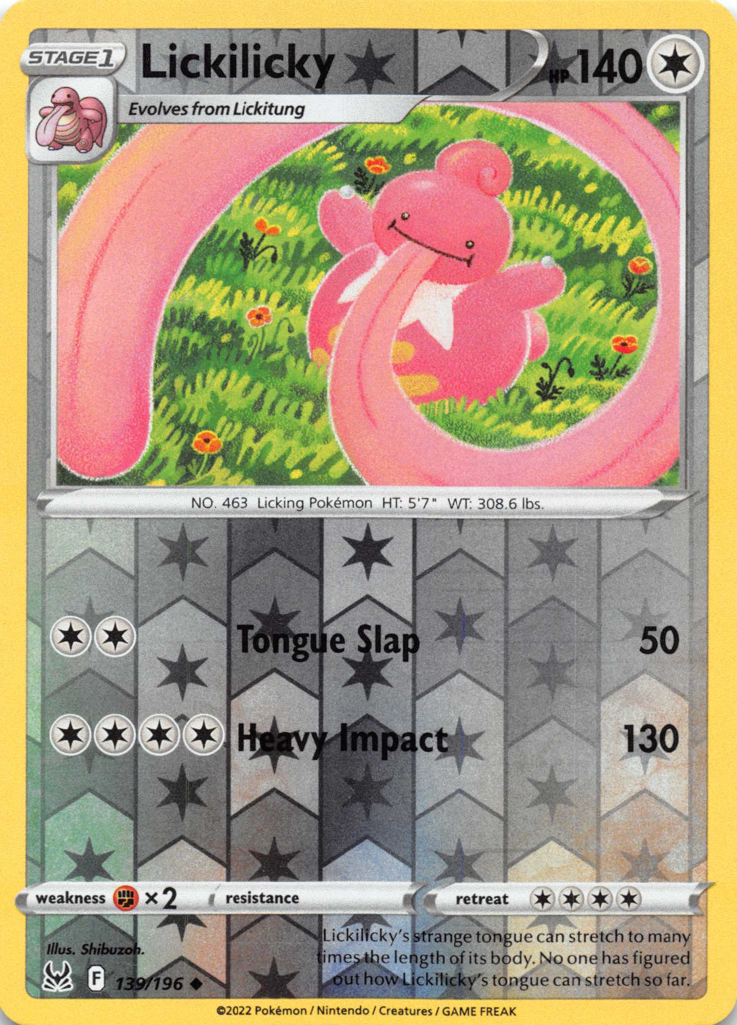 Lickilicky (139/196) [Sword & Shield: Lost Origin]