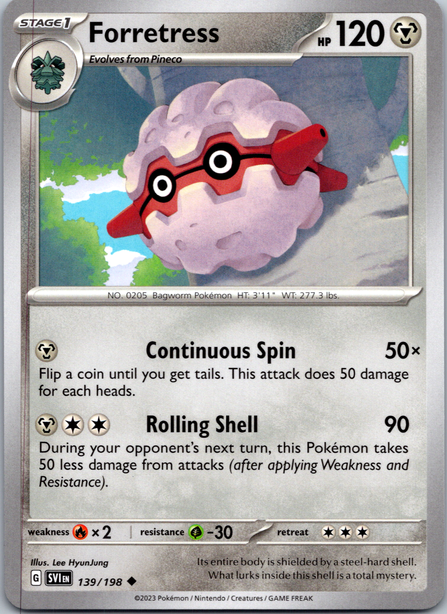 Forretress (139/198) [Scarlet & Violet: Base Set]