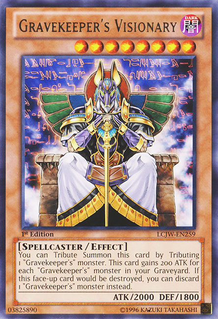 Gravekeeper's Visionary [LCJW-EN259] Rare - Duel Kingdom