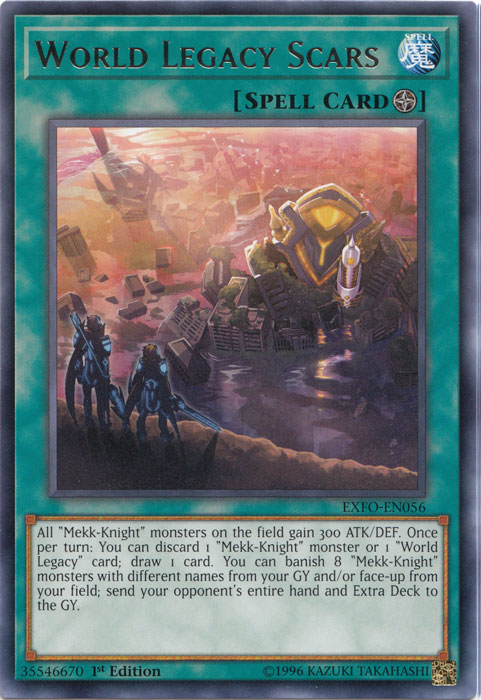 World Legacy Scars [EXFO-EN056] Rare - Duel Kingdom