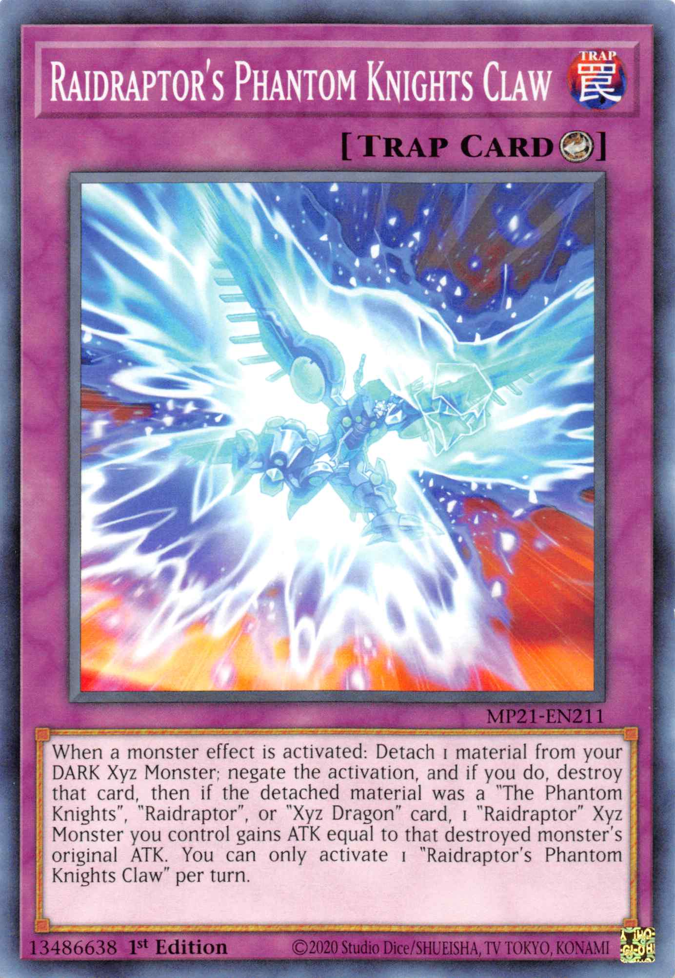 Raidraptor's Phantom Knights Claw [MP21-EN211] Common - Duel Kingdom