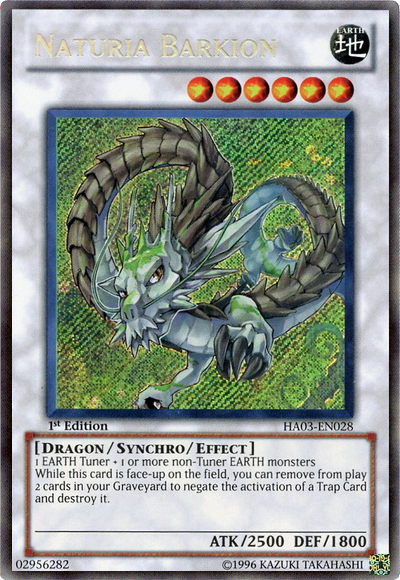 Naturia Barkion [HA03-EN028] Secret Rare - Duel Kingdom