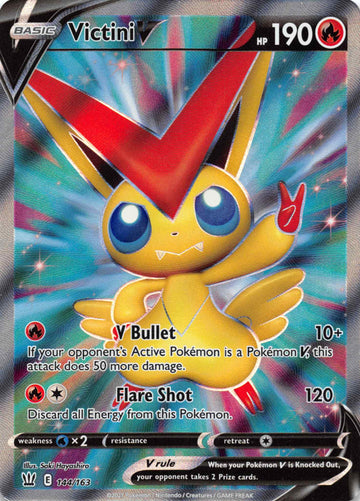 Victini V (Full Art)  [144/163] [SWSH05: Battle Styles] - Duel Kingdom