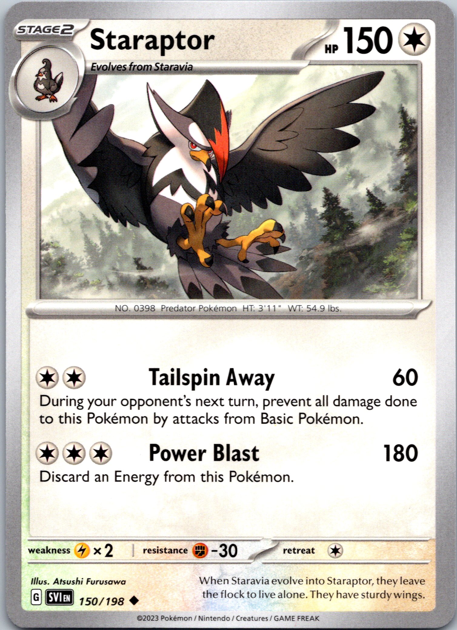 Staraptor (150/198) [Scarlet & Violet: Base Set]