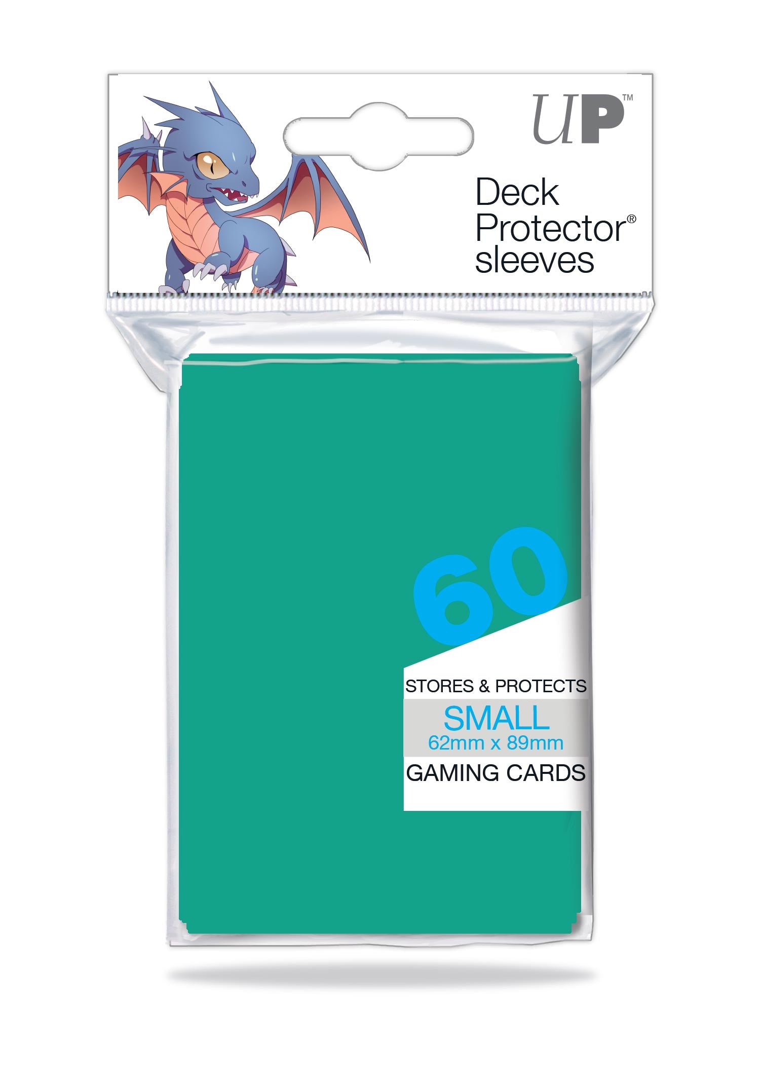 60ct Aqua Small Deck Protectors - Duel Kingdom