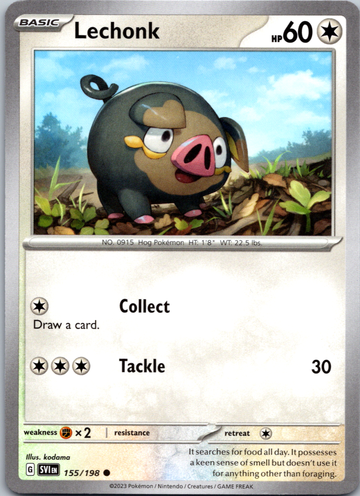 Lechonk - 155/198 [155] - (SV01 Scarlet & Violet Base Set)